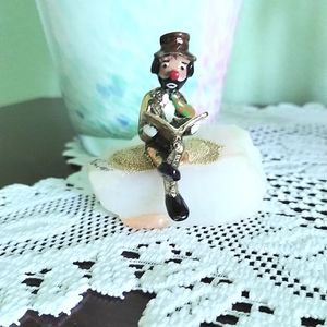 Vintage, Signed Ron Lee Clown Figurine Emmitt Kelly 🤡